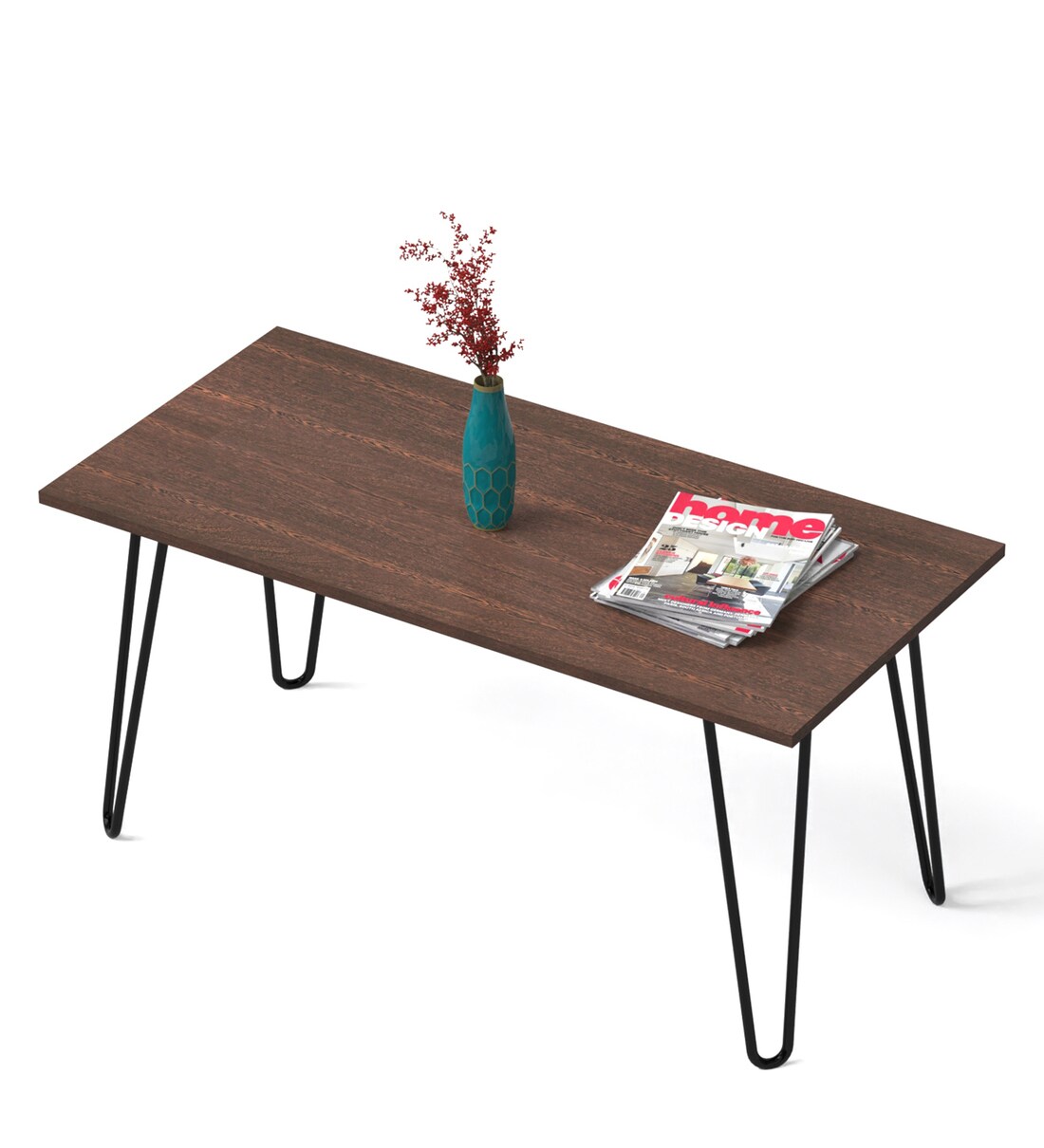 Buy Mayrite Rectangle Coffee Table in Wenge Finish By bluewud Online