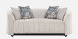 Mystic Boucle Fabric 2 Seater Sofa in Ivory Colour