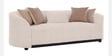 Mystic Boucle Fabric 3 Seater Sofa In Grey Colour