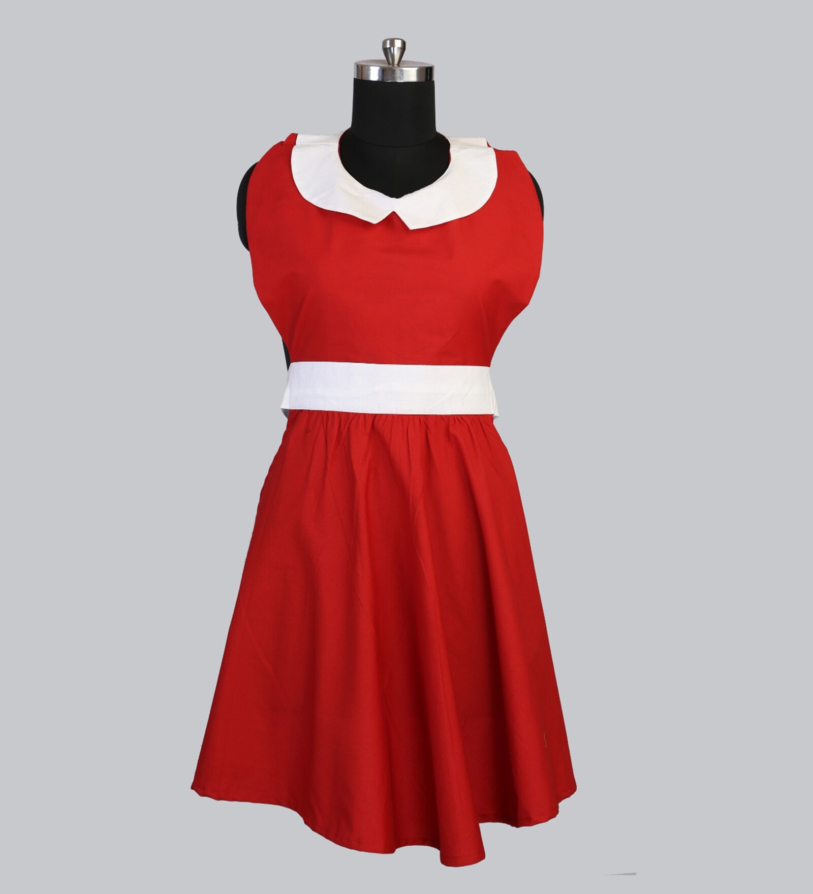 Dress Style Cotton Apron Free Size