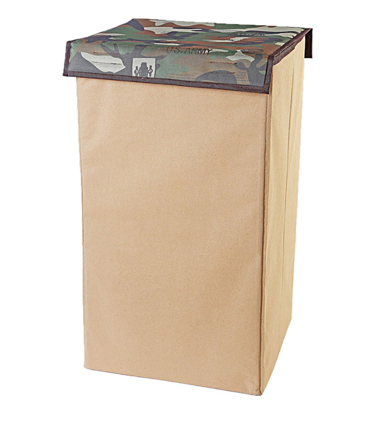 My Gift Booth Non-Woven 35 L Cream Laundry Basket