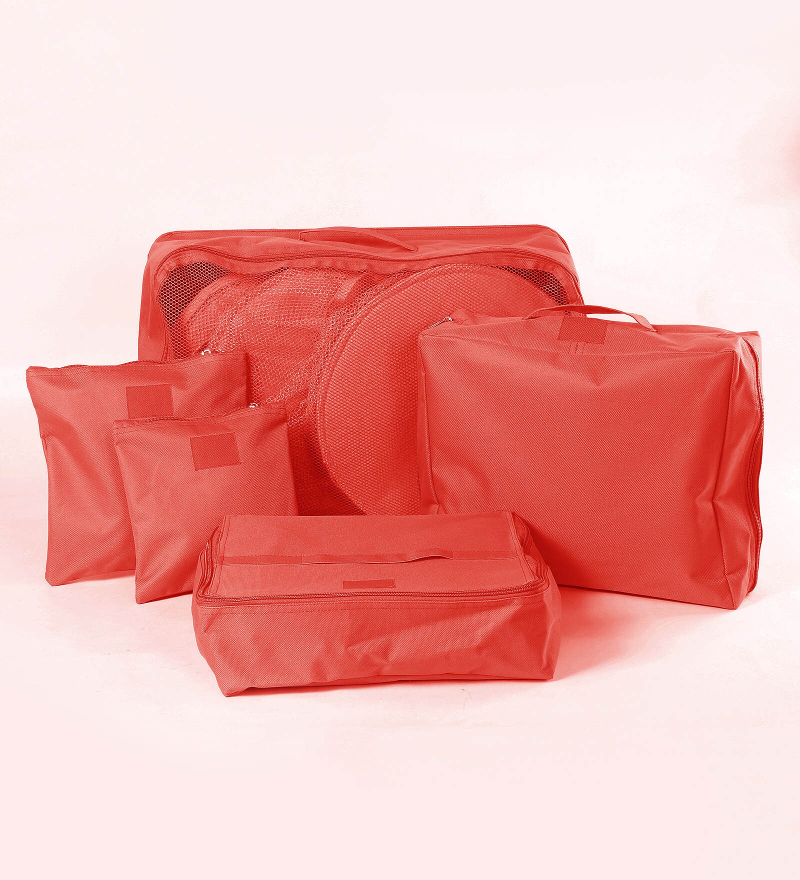 Buy My Gift Booth Nylon Red Travel Suitcase Sorter Set of 5 Online