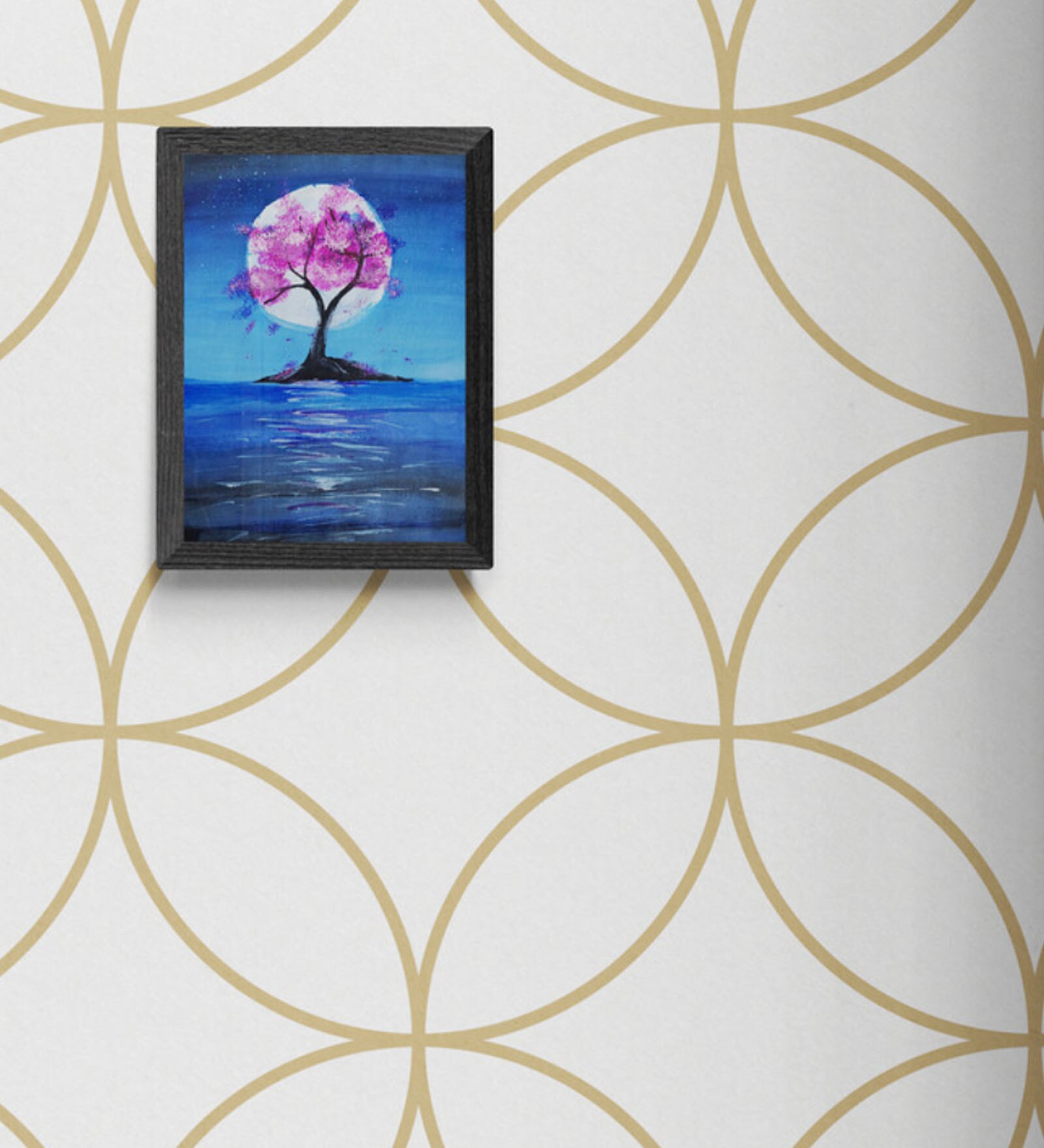 My Hand Handmade Acrylic Paint On Canvas Unframed