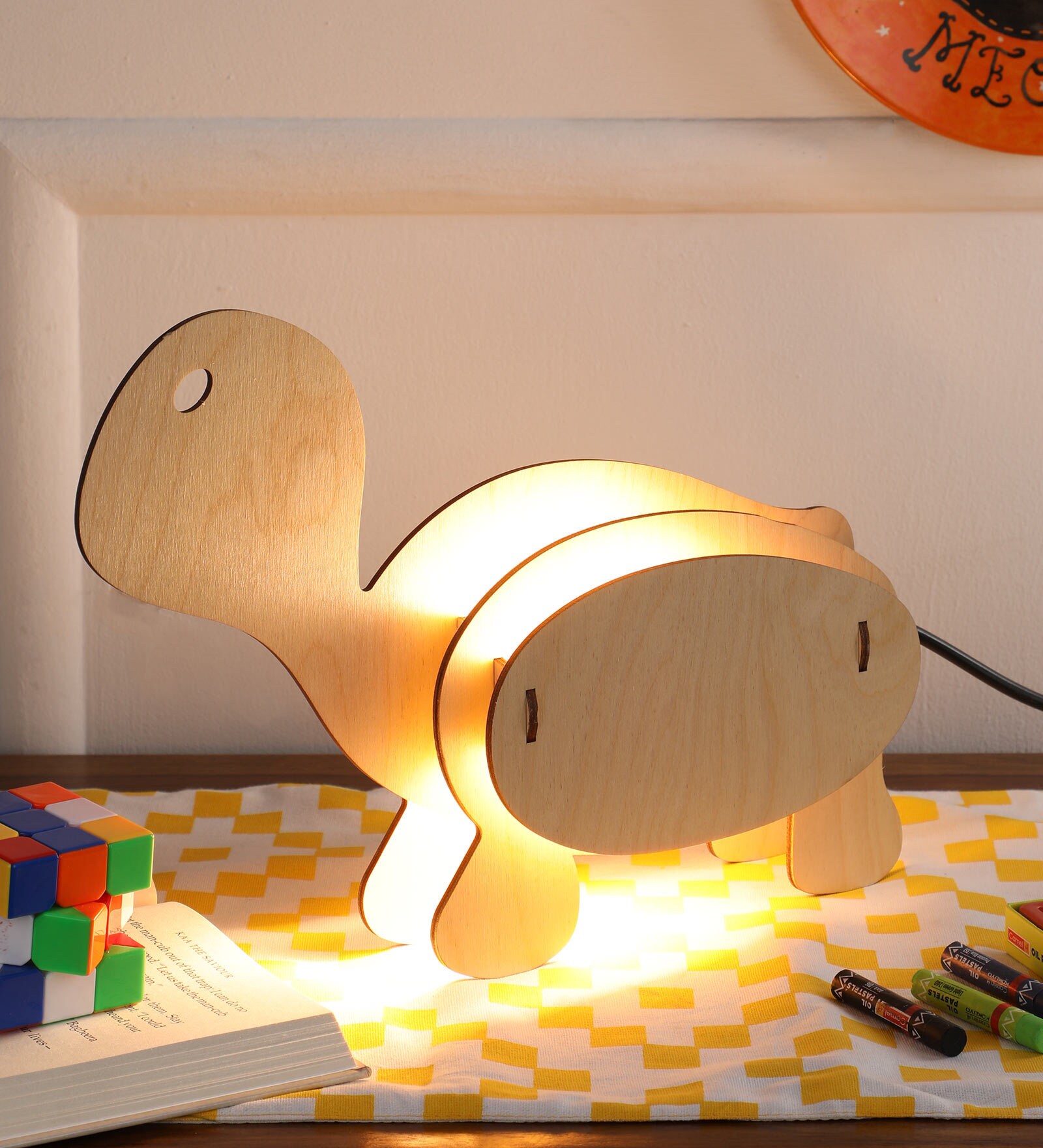 My Turtle lamp in Brown Finish