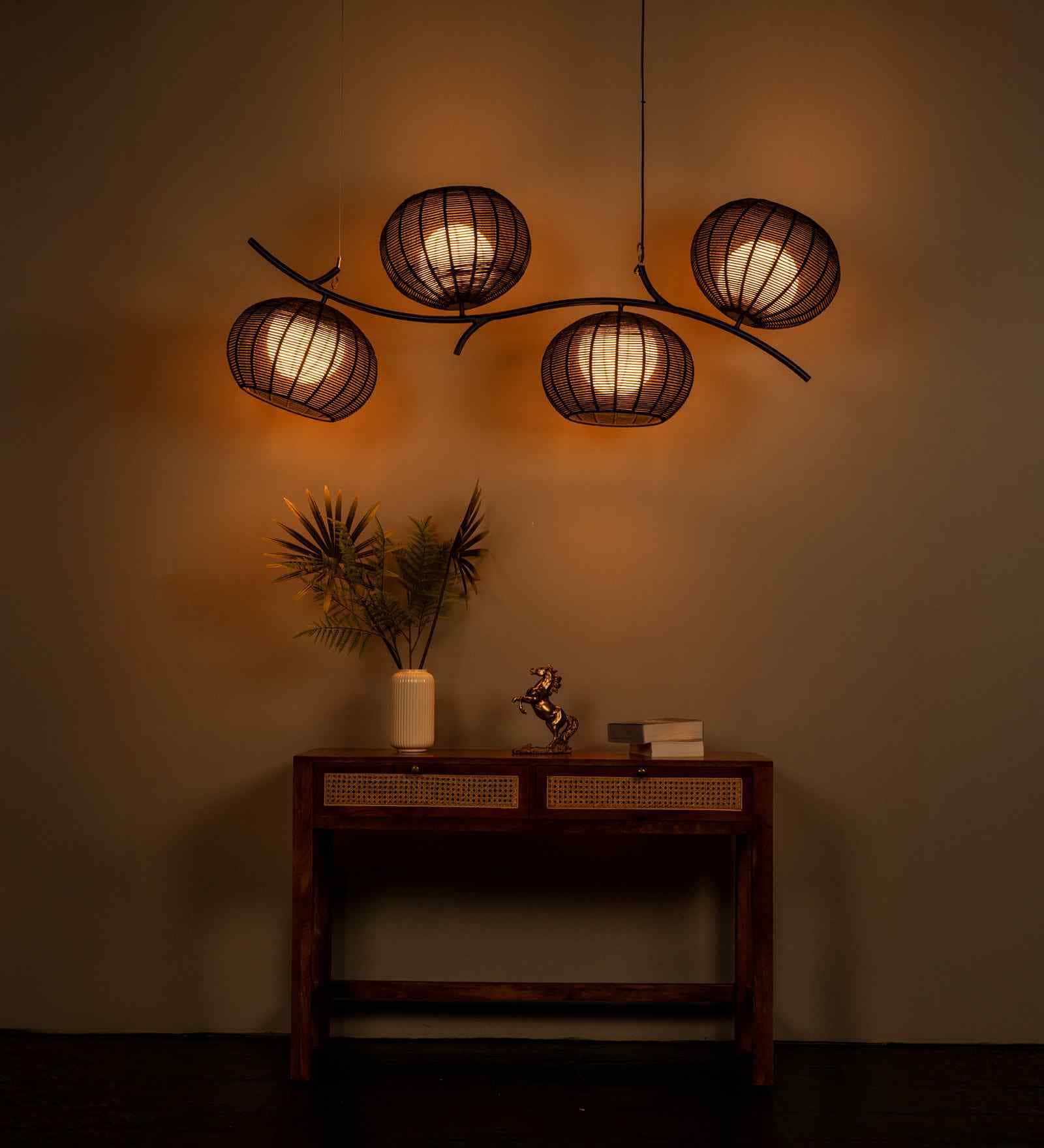 Mystic Bloom Mystique Handcrafted Pendant Lamp with Bulb (E27 Holder)