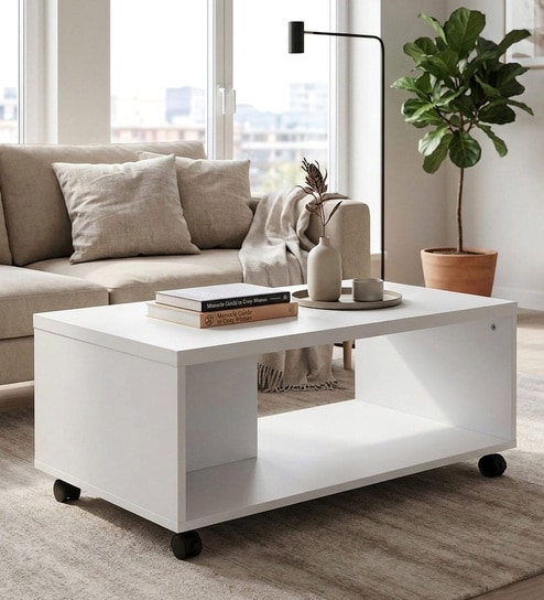 nilkamal Myra Center Table In White Finish-picture-13