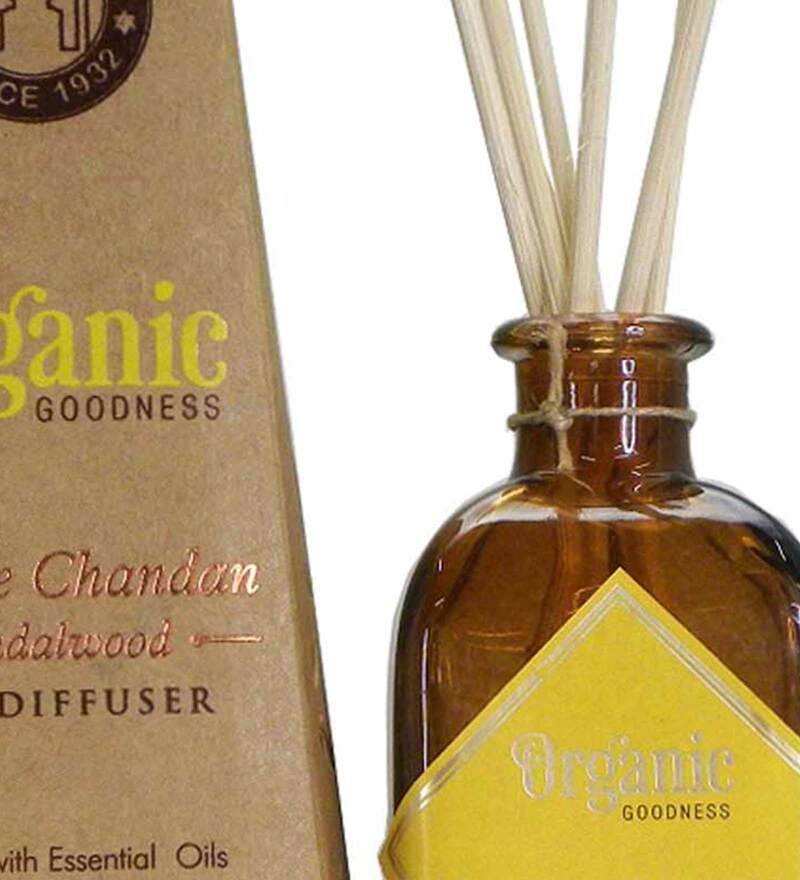 Buy Mysore Chandan Sandalwood Organic Diffuser with Reeds by Song of