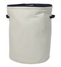 Canvas Grey Laundry Basket, 20 Ltr