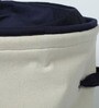 Canvas Grey Laundry Basket, 20 Ltr