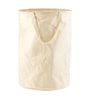 My Gift Booth Canvas 20 L Cream Laundry Hamper