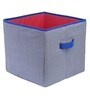 Checks Storage Box in Blue