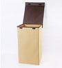 My Gift Booth Non-Woven 35 L Cream Laundry Basket