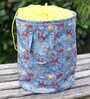 Multi-Purpose Storage Basket in Grey & Yellow