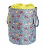 Multi-Purpose Storage Basket in Grey & Yellow