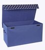 Blue MDF Foldable Storage Box
