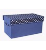 Blue MDF Foldable Storage Box