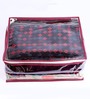 PVC Transparent Saree Bag Can Accommodate 6 Saree