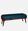 Myler Sheesham Wood Bench Blue Color