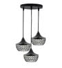 Mylo Black Metal Cluster Hanging Light