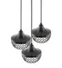 Mylo Black Metal Cluster Hanging Light