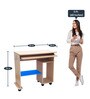 Mylo Computer Table in Sky Blue