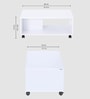 Myra Center Table In White Finish