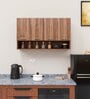 Myra Engineered wood Wall Mounted Kitchen Cabinet (Natural Brown)
