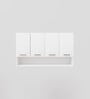 Myra Engineered wood Wall Mounted Kitchen Cabinet (White)