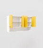 Myra Engineered wood Wall Mounted Kitchen Cabinet (Yellow & White)