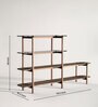 Myrica Solid Wood Book Shelf in Ash Colour