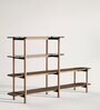 Myrica Solid Wood Book Shelf in Ash Colour