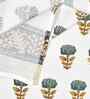 Myristica Madhuban Floral Waffle Cotton 250 GSM Bath & Hand Towel Set