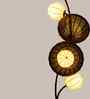 Mystic Bloom Cobalt Handcrafted Floor Lamp with Bulb (E27 Holder)