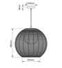 Mystic Bloom Serenity Handcrafted Pendant Lamp with Bulb (E27 Holder)