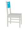 Mystica Solid Wood Kids Study Chair in Azure Blue Colour
