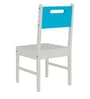 Mystica Solid Wood Kids Study Chair in Azure Blue Colour