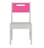 Mystica Solid Wood Chair In Barbie Pink