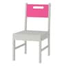 Mystica Solid Wood Chair In Barbie Pink