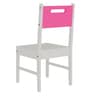 Mystica Solid Wood Chair In Barbie Pink