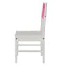 Mystica Solid Wood Chair In Barbie Pink