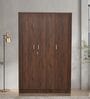 Mystique 3 Door Wardrobe in Brown Colour