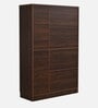Mystique 3 Door Wardrobe in Brown Colour