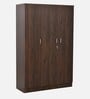 Mystique 3 Door Wardrobe in Brown Colour