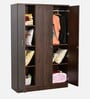 Mystique 3 Door Wardrobe in Brown Colour