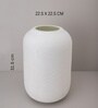 White Mystique Threads Big Vases