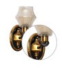 Drax Antique Brass Metal Wall Sconces