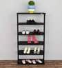 Nestor Open Shoe Rack in Black Finish
