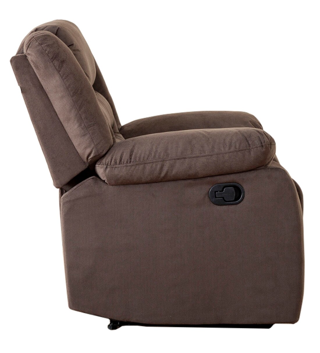 Buy Nairobi 1 Seater Manual Recliner in Brown Colour by Home Centre