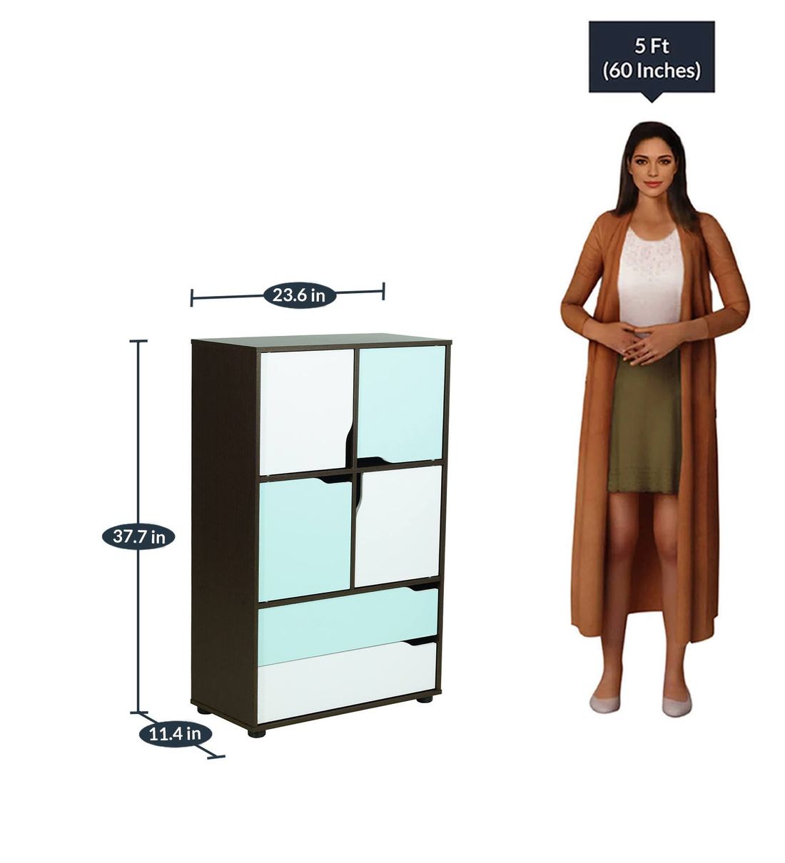 Buy Nanna Storage in Columbia Walnut Finish Mintwud by