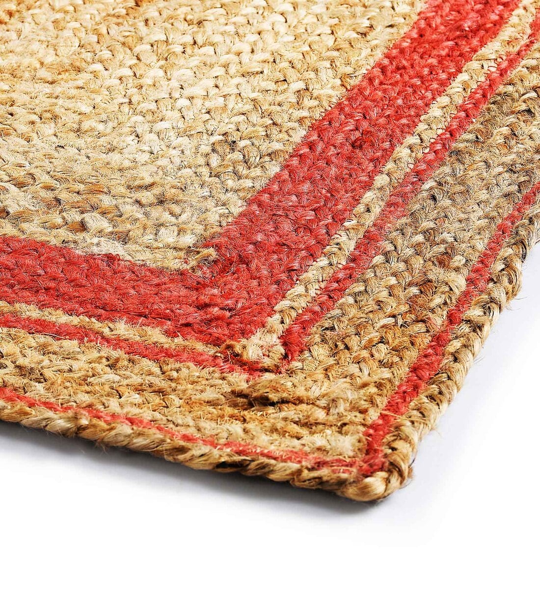 Buy Natural Jute Striped 4x6 Feet Hand Tufted Carpet by Joyrugs by  littlelooms at 15% OFF by Joyrugs by Littlelooms